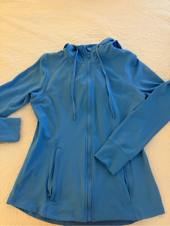 Member's Mark Jackets & Blazers - Member's Mark Ladies Full-Zip Hooded Jacket in Light Blue